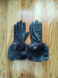 Ted Baker rozmiar S/M skórzane rękawiczki damskie