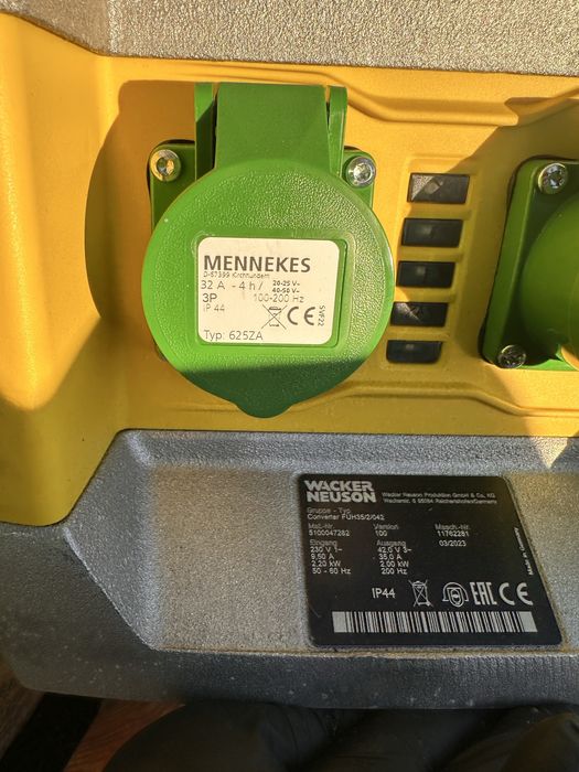 Elektroniczna Przetwornica Częstotliwości  WACKER NEUSON FUH 35/2/042