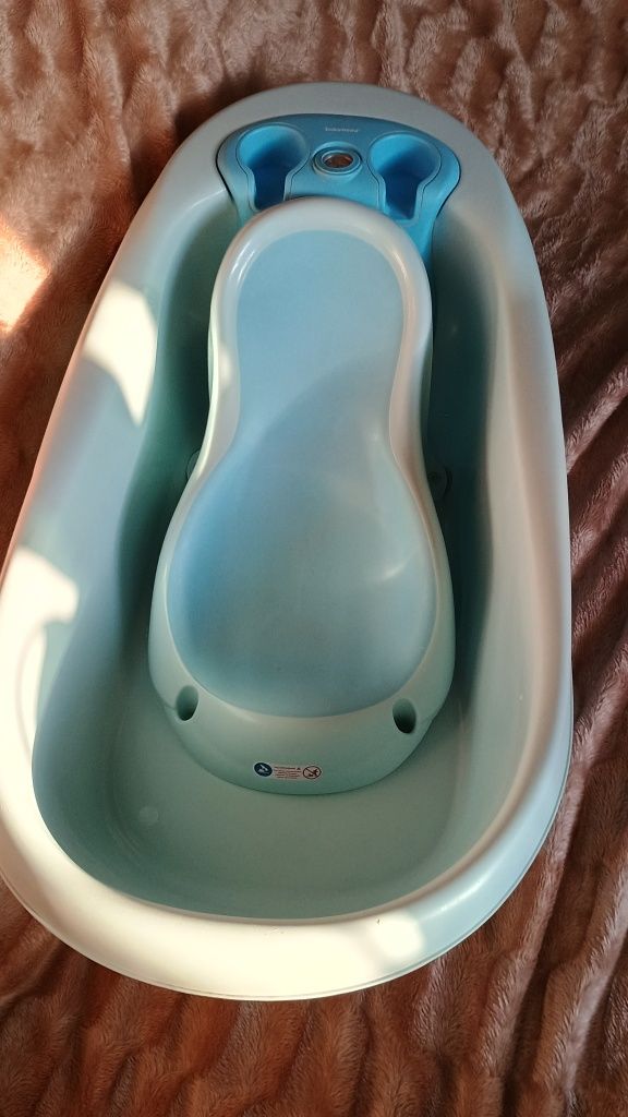 Ванна з термометром Babyhood Дельфін Блакитний