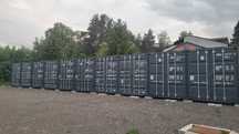 Kontener Morski Magazynowy - 40 HC -2.9m wys - antracyt-transport