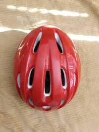 Kask rowerowy czerwony