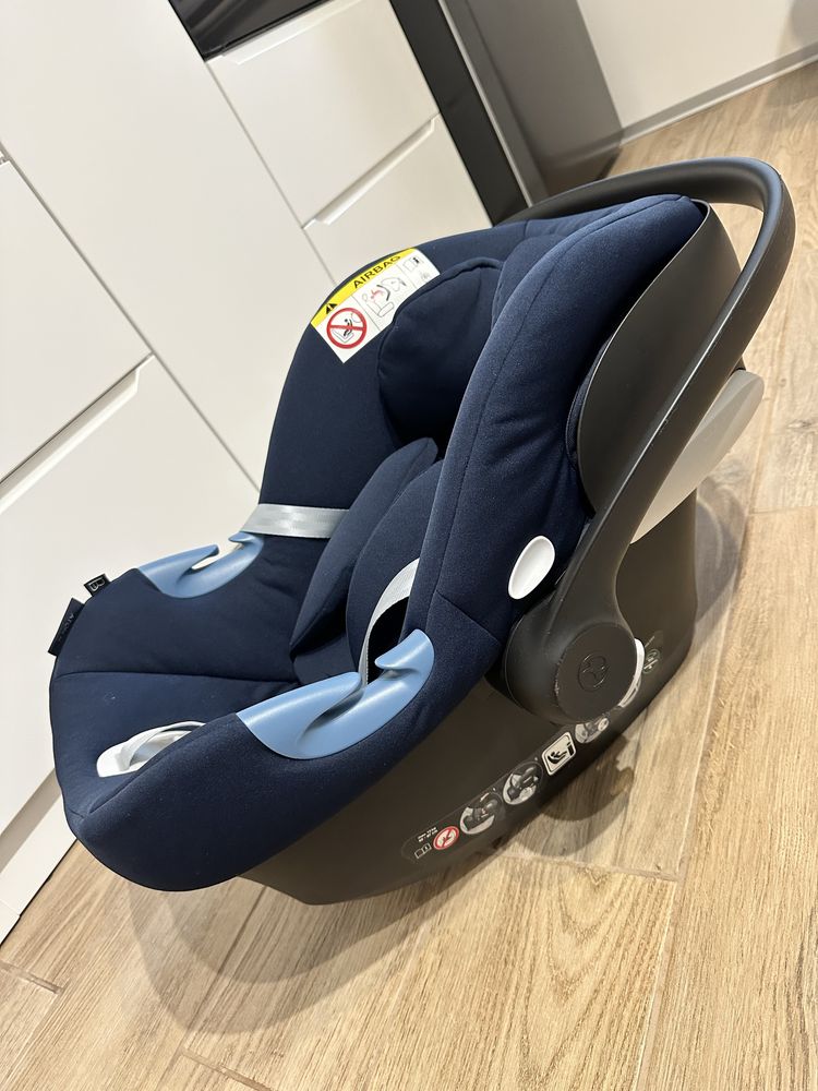 Автокрісло автолюлька переноска Cybex silver