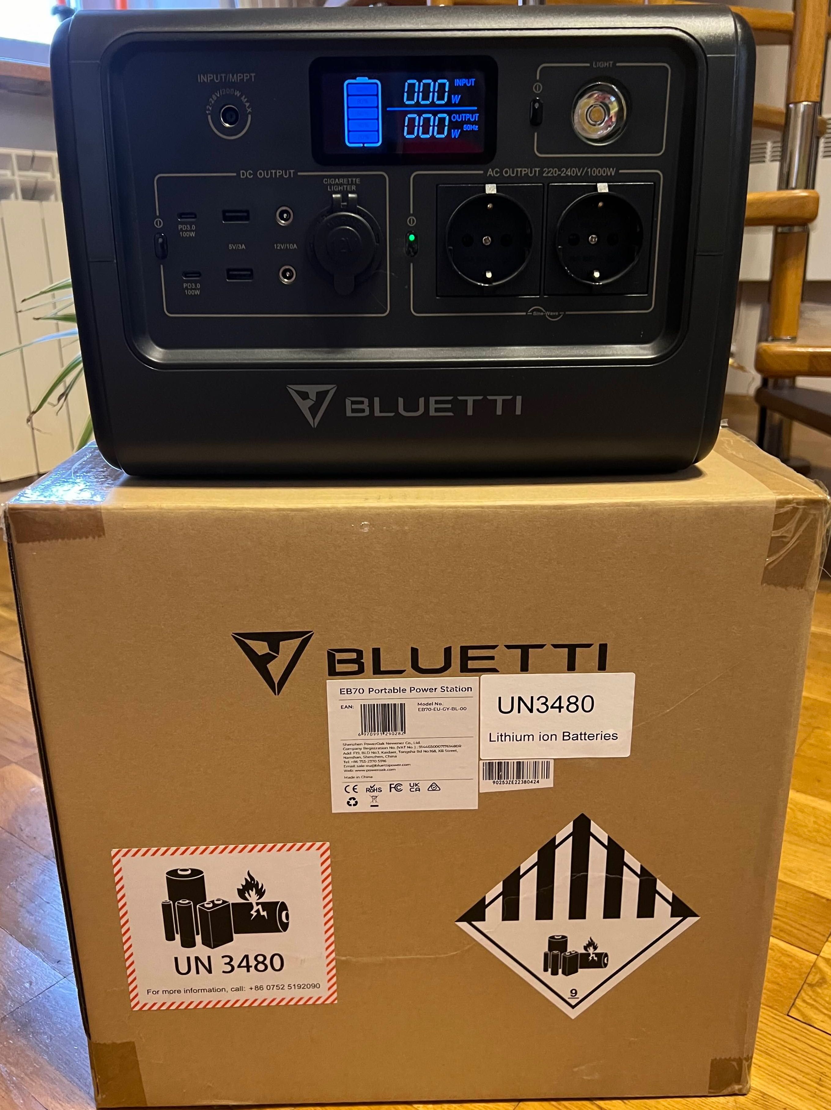 Зарядна станція Bluetti PowerOak EB70 1000W 716Wh