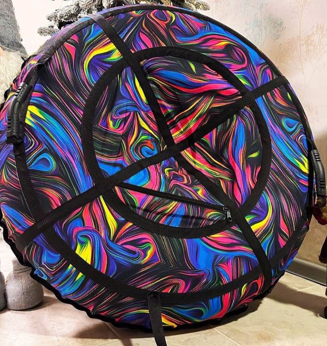 Тюбинг Принт Кальмар ватрушка 2 в 1 для снега и воды до200 кг таблетка