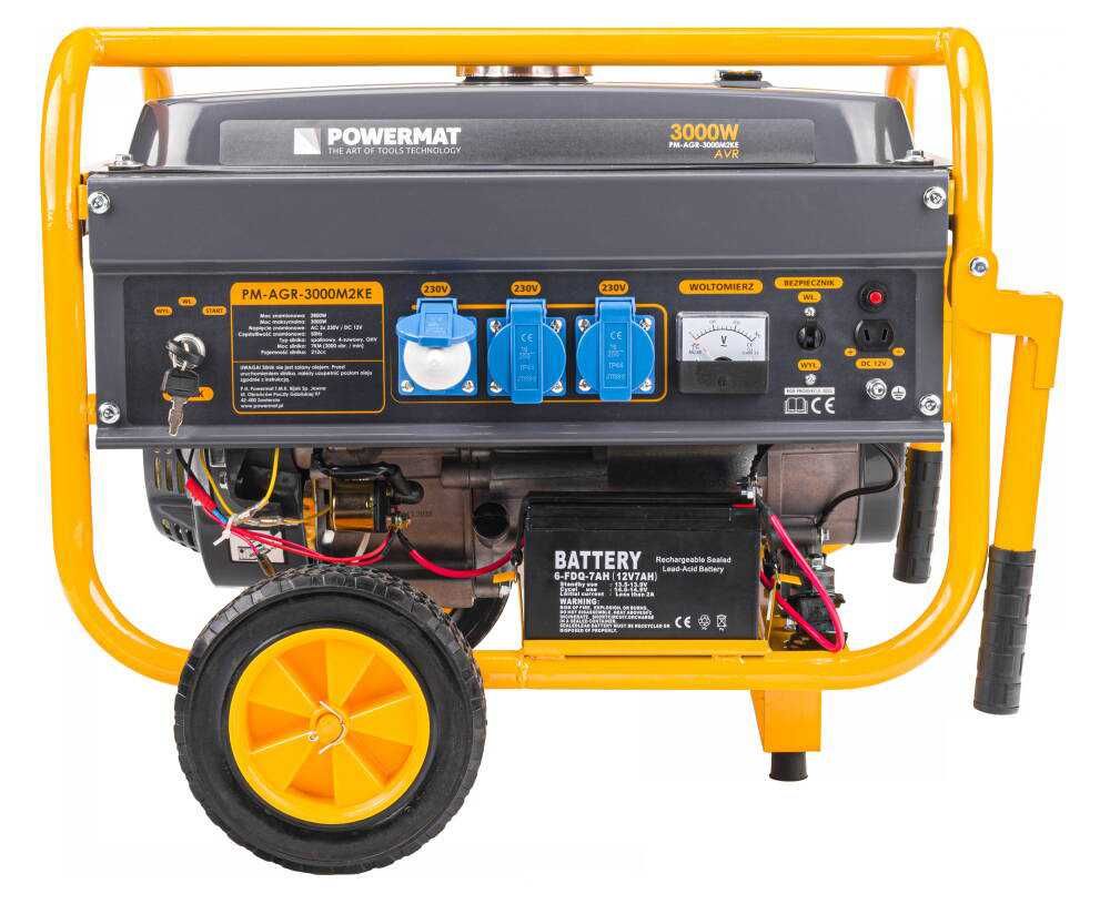 POWERMAT Agregat Prądotwórczy Spalinowy 4-suw 3000w Avr Rozruch PM1199
