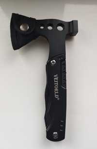 Мультитул Мультиінструмент Veitorld Axe Hammer black