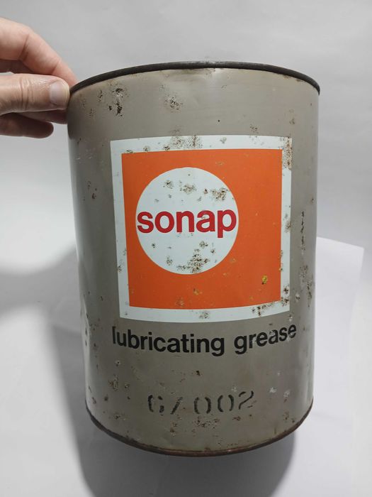 Antiga lata de oleo lubrificantes - SONAP - Automobilia - Vintage