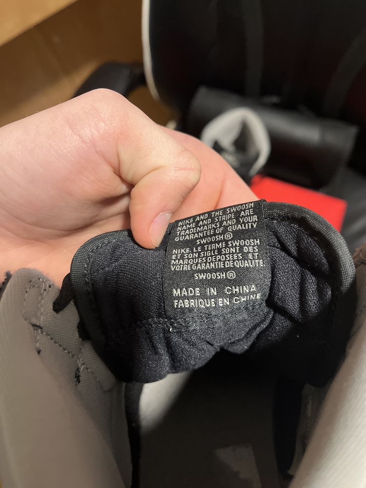 Buty Nike Jordan 1 High retro czarno szare