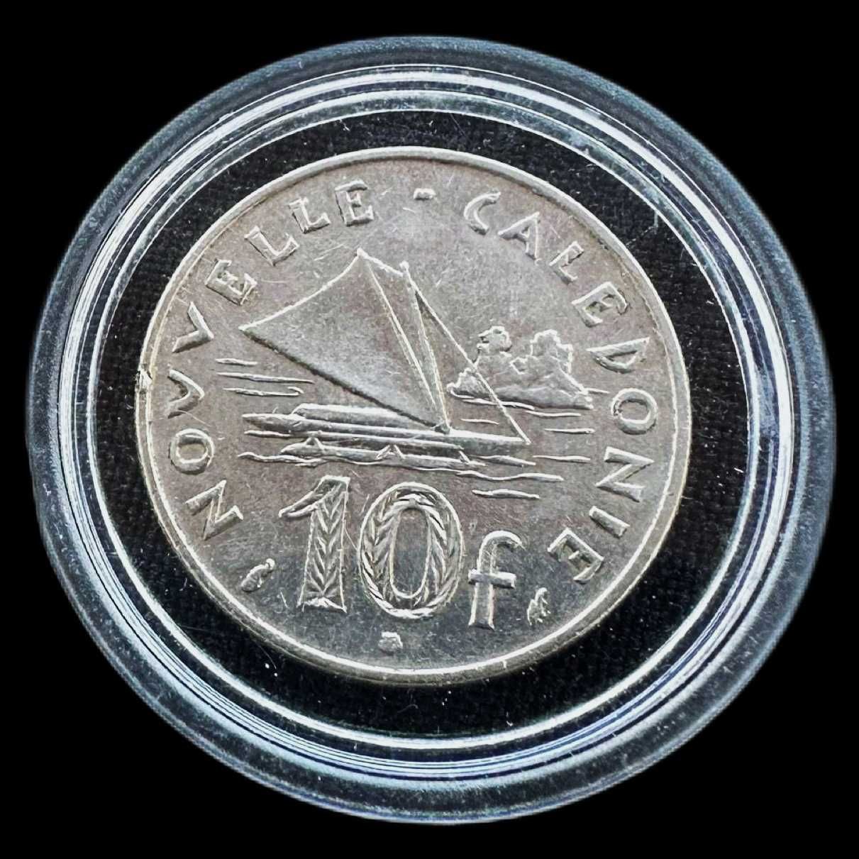 Moeda de 10 Francos - 1977 - Nova Caledônia