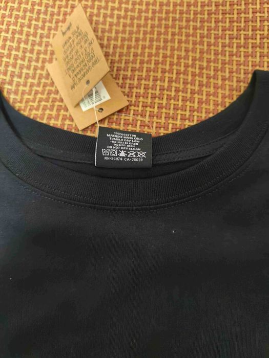 Stussy,Męska czarna koszulka z nadrukiem letnim, rozmiar L