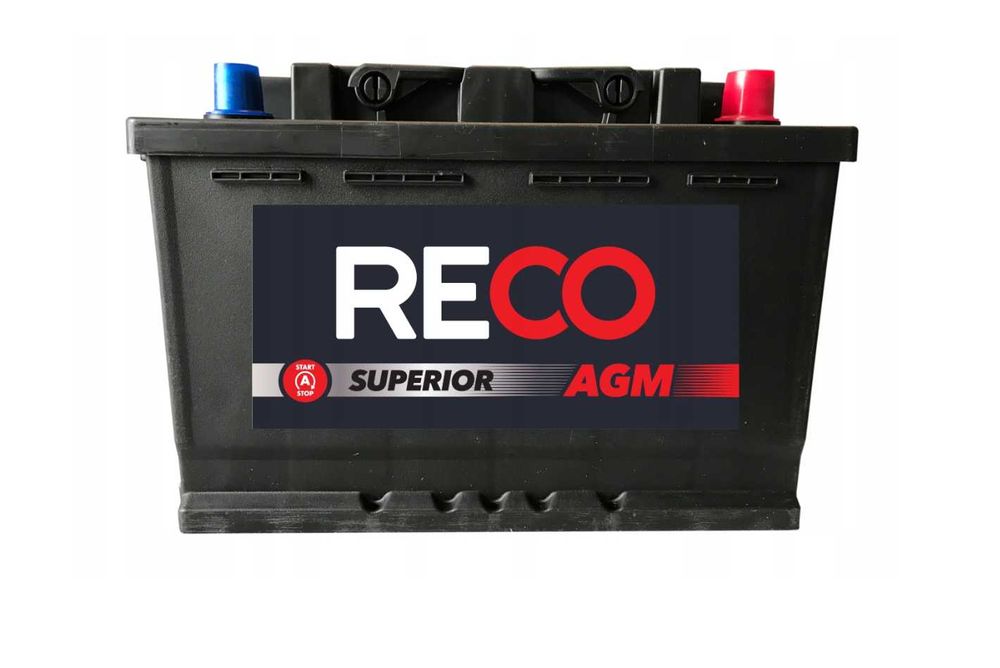 Akumulator RECO 70Ah 760A AGM W. Pstrowskiego 27
