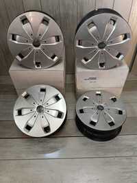 108# Felgi stalowe z kołpakami Audi 16" 5x112