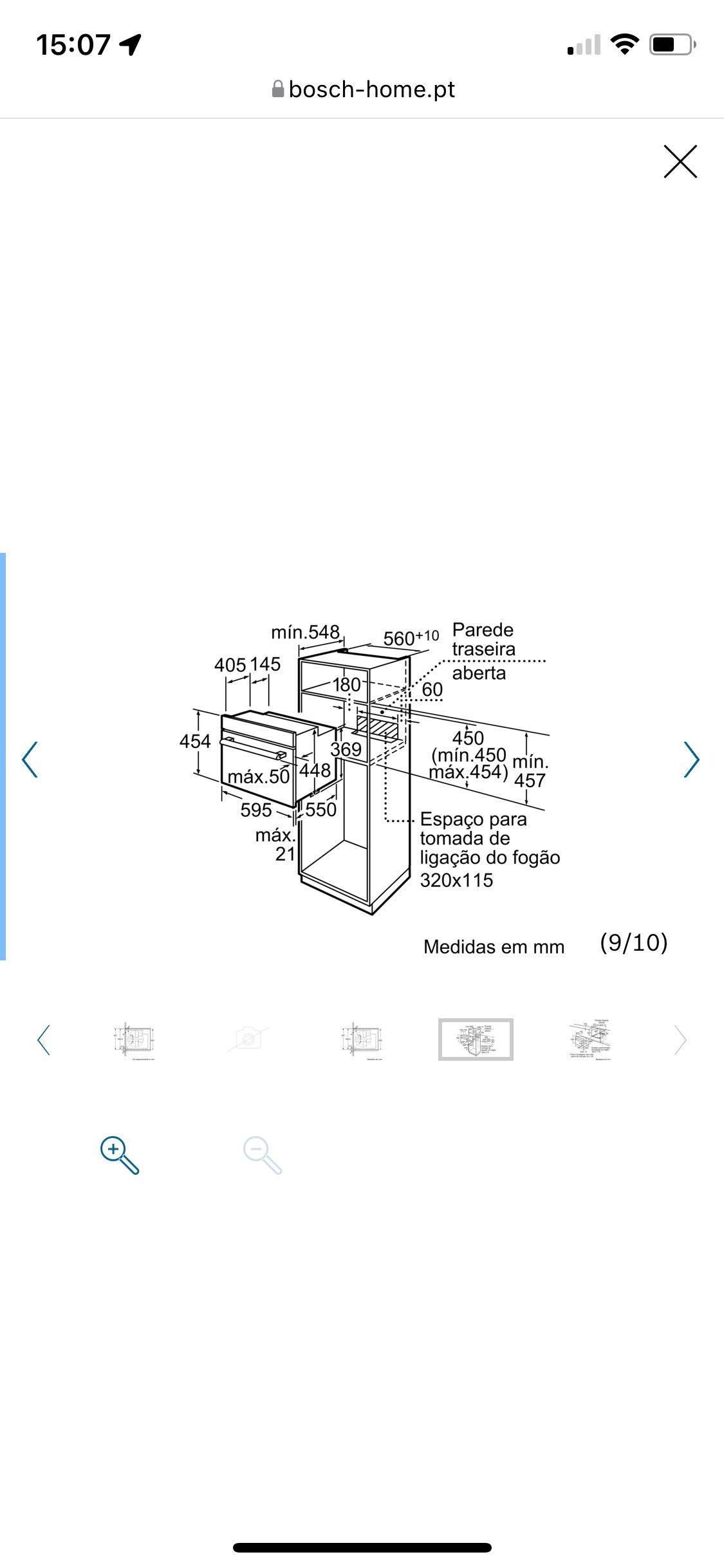 BOSCH Forno HBC 33R550 como NOVO