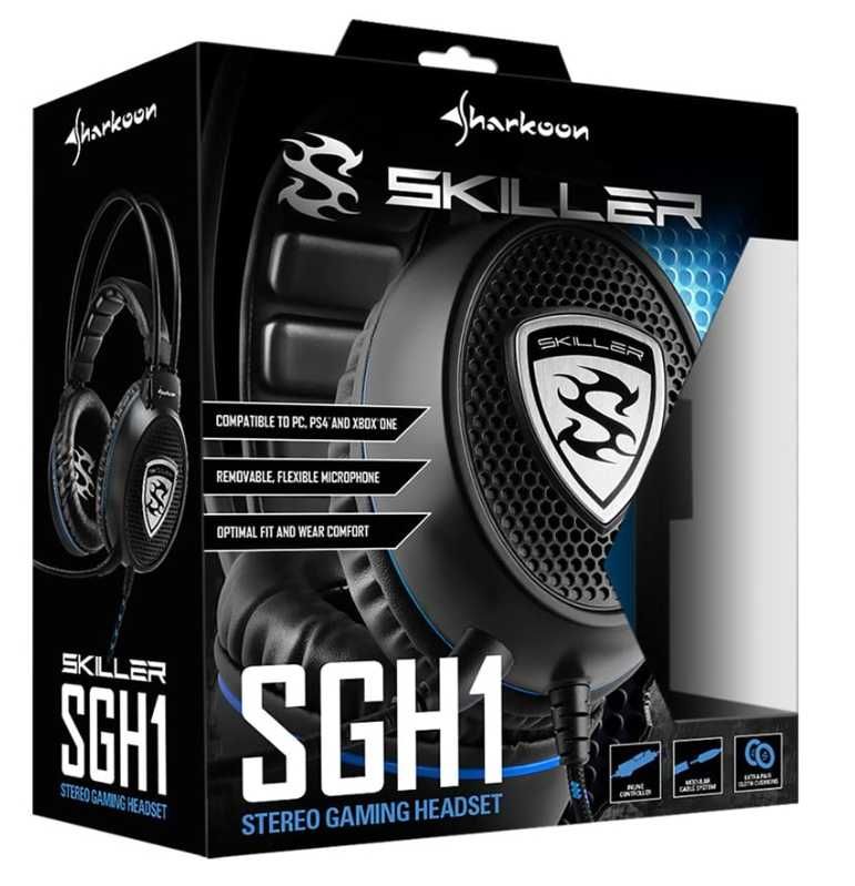 Sharkoon Skiller SGH1 HEADSET GAMINGOWY słuchawki