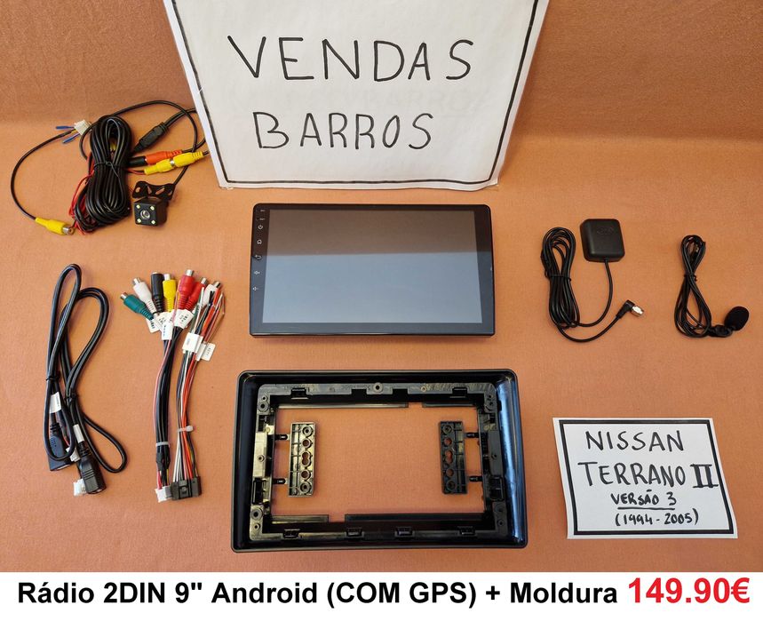 (NOVO) Rádio 2DIN • NISSAN Terrano 1 / 2 (1988 até 2005) • Android