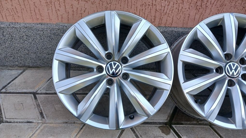Оригінальні диски титани VW Passat 5/112 R17 vag