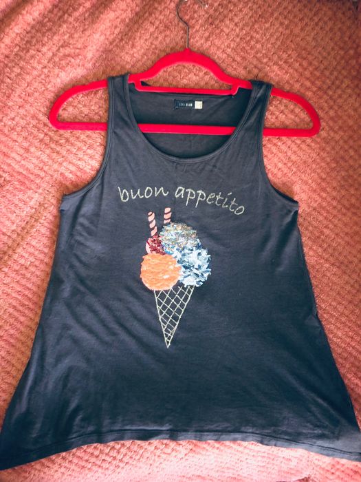 Bluzka bez rekawow tunika 152 cm 13 lat