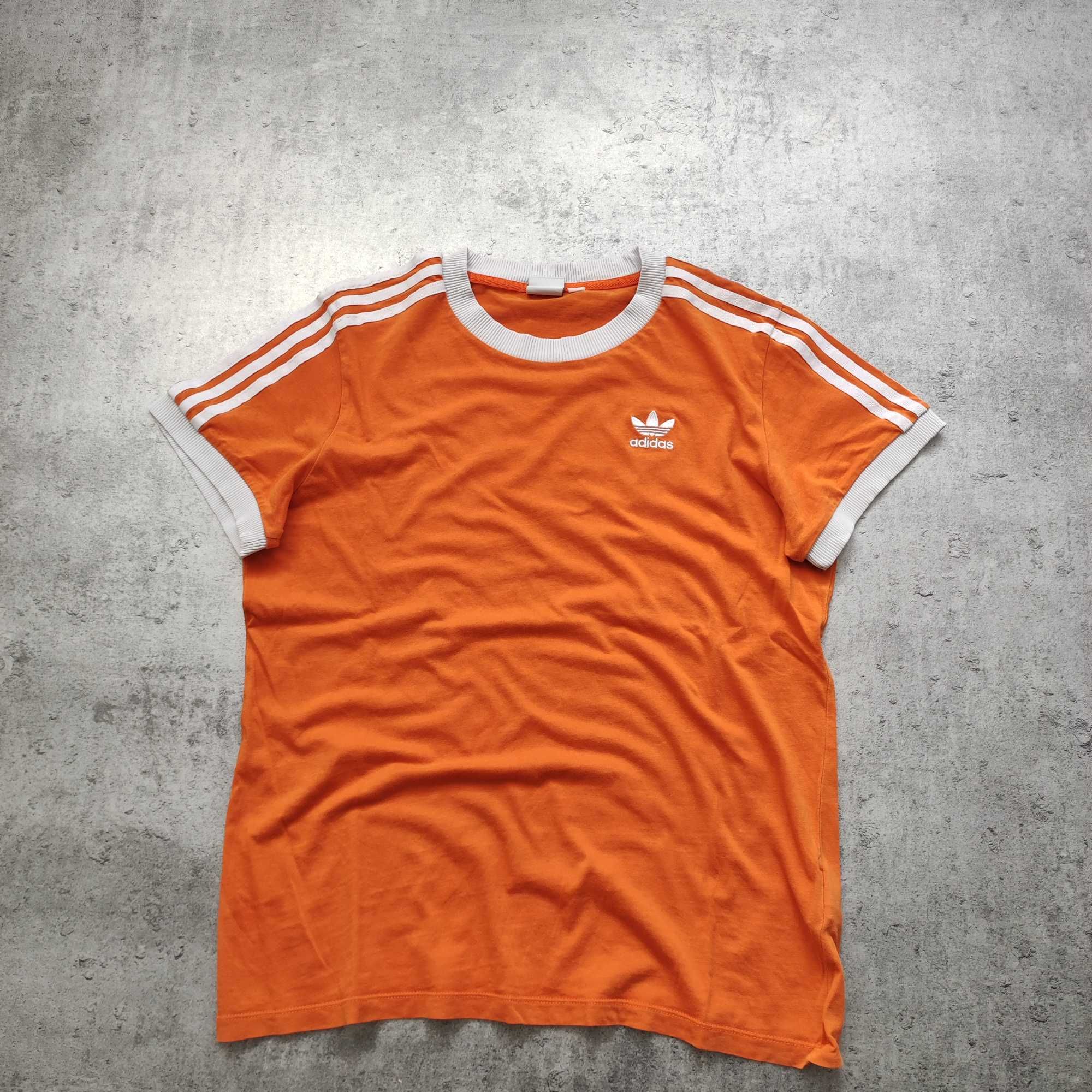 DAMSKA Koszulka PREMIUM Bawełna Adidas Originals California Orange