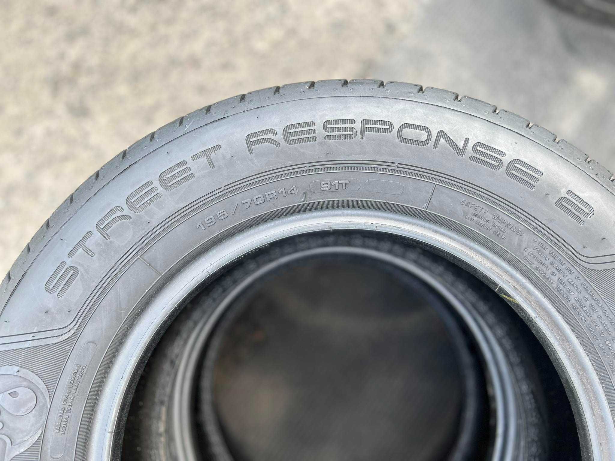 Літні шини 195/70 R14 Dunlop Street Response2 2шт Germany
