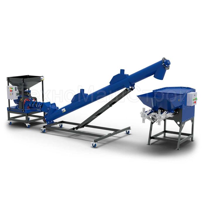 Лінія з переробки сої (Екструдер, маслопрес)