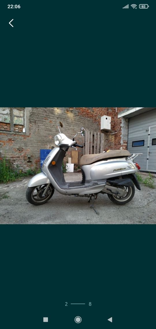 .Kymco sym. .50  4 t.skuter 2010r