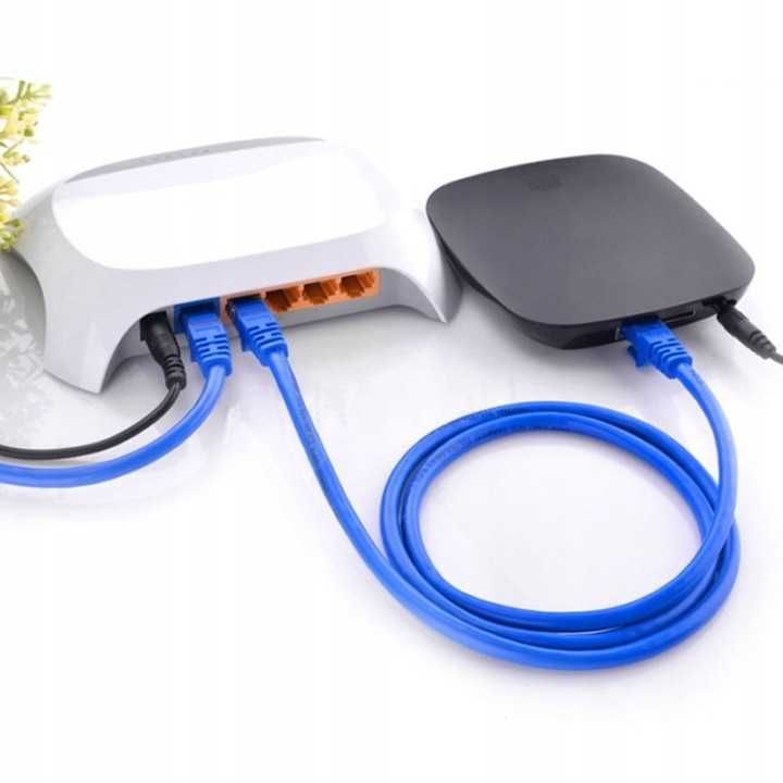 Kabel sieciowy LAN Ethernet RJ45 UTP 1,5m Cat6 * Video-Play Wejherowo