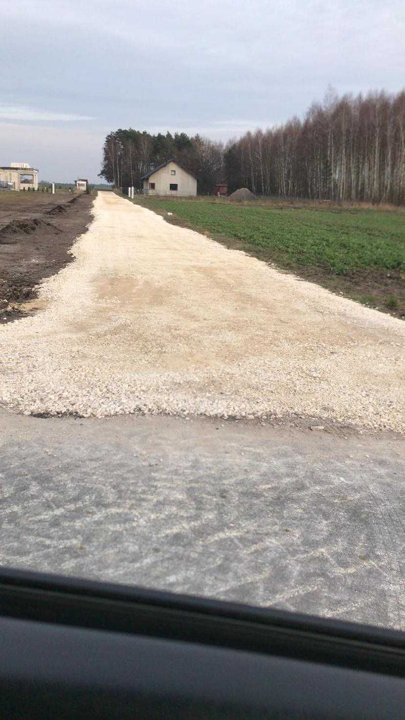 Utwardzanie terenu, Drogi dojazdowe, Układanie kostki brukowej