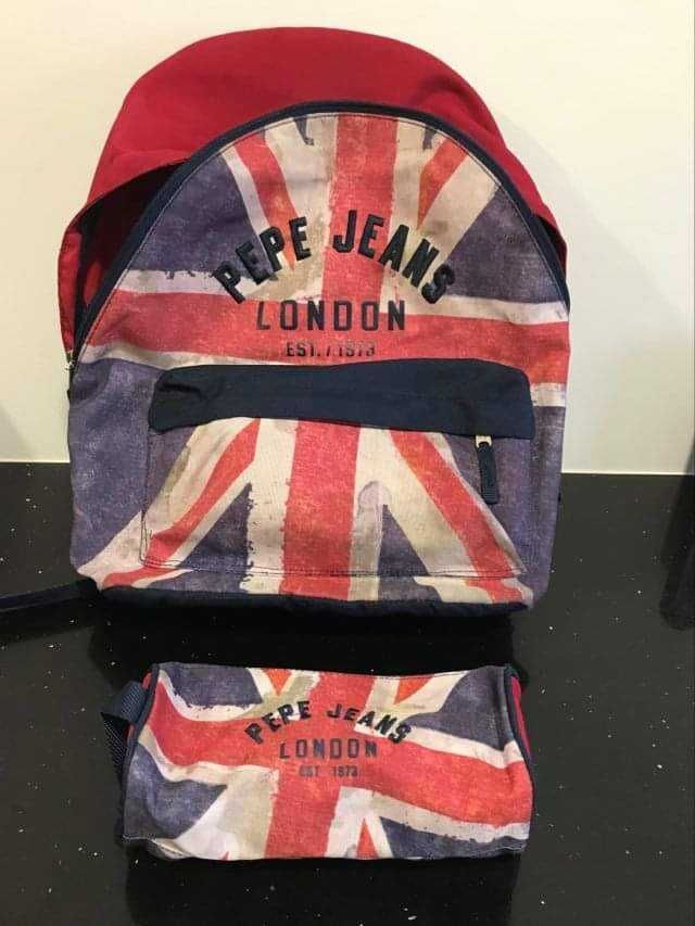 Mochila Pepe Jeans oferta estojo