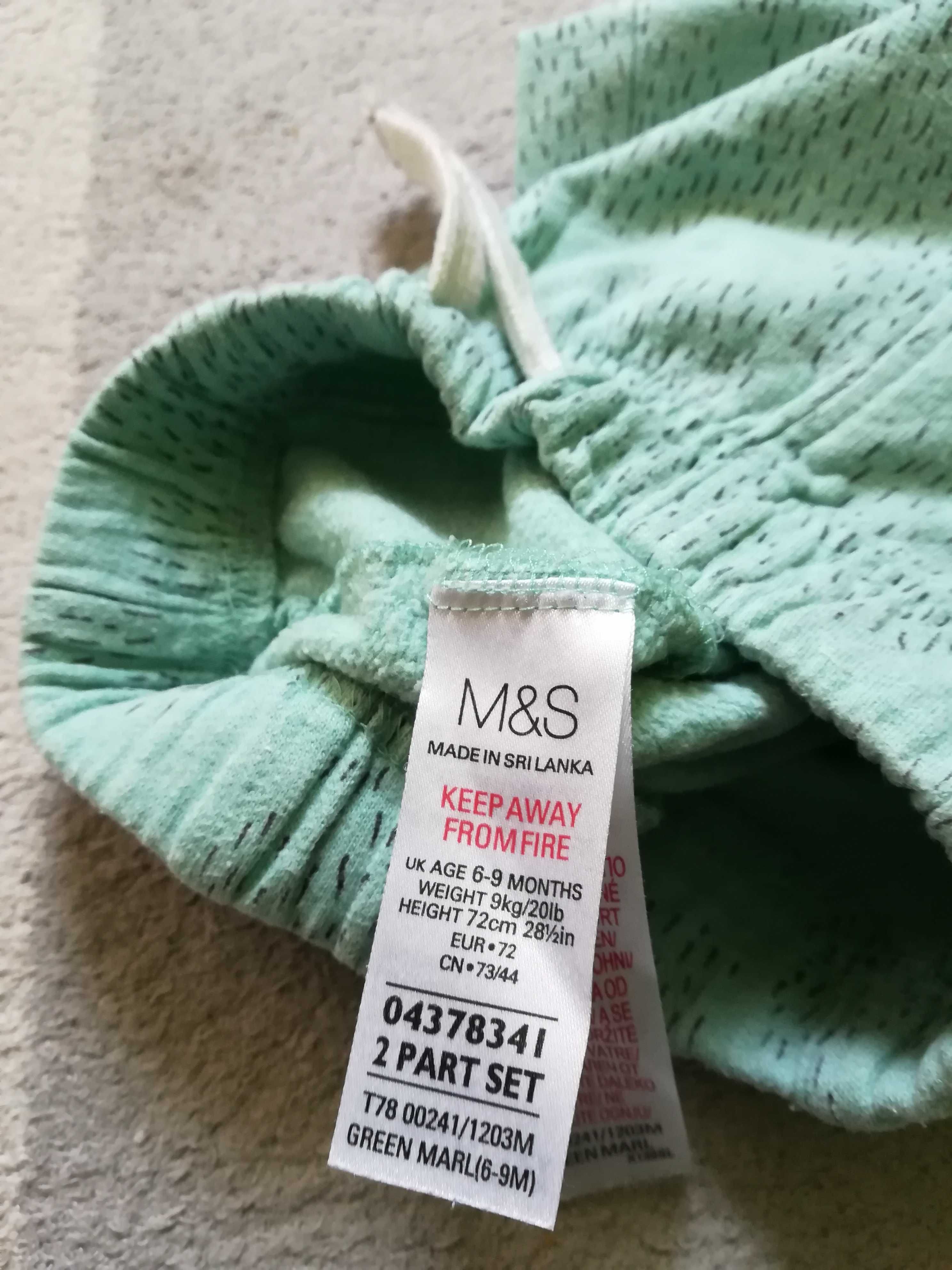 M&S spodnie dla chłopczyka rozmiar 6-9 miesięcy