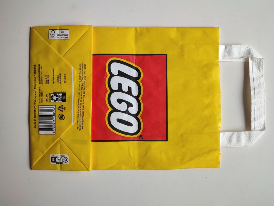 Torebka LEGO do spakowania prezentu