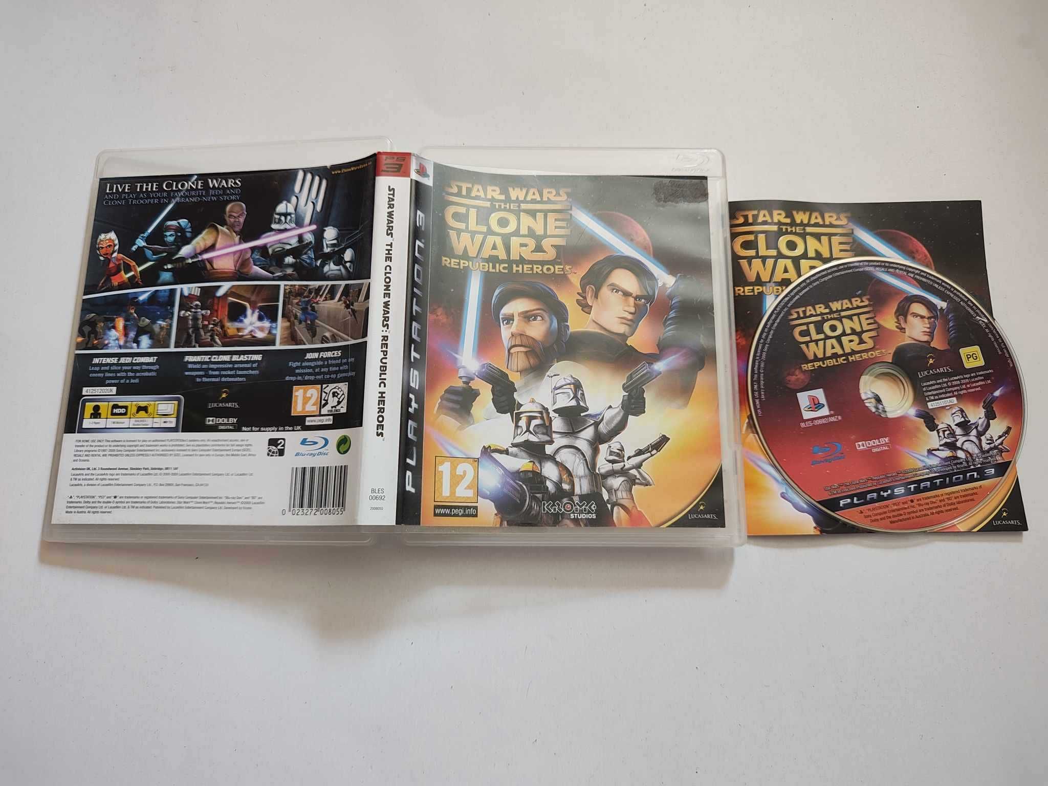 Gra PlayStation PS3 Star Wars Clone Wars Republic Heroes