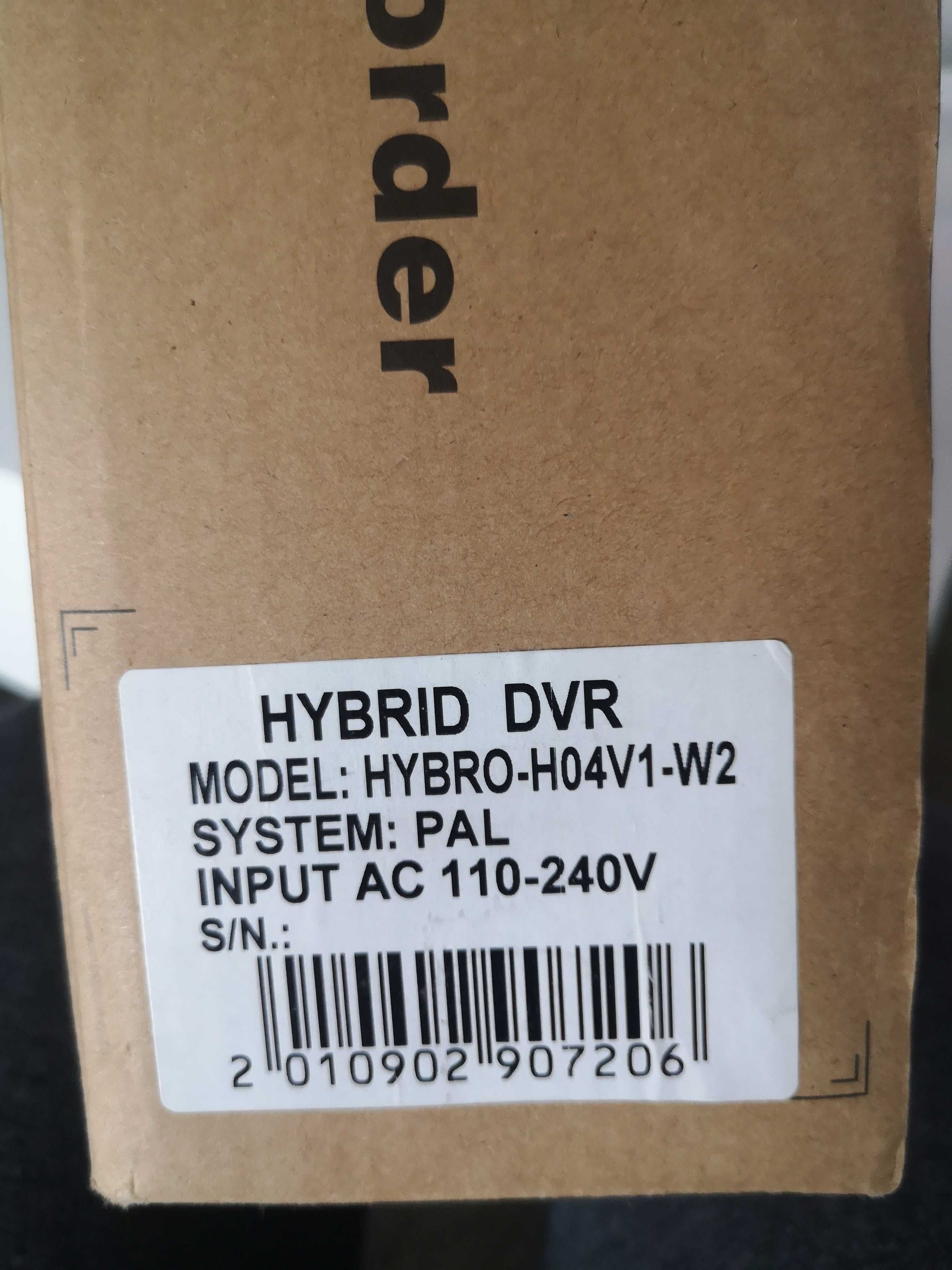 Rejestrator AHD, HD-CVI, HD-TVI, CVBS, TCP/IP HYBRO-H04V1-W2 4 kanały