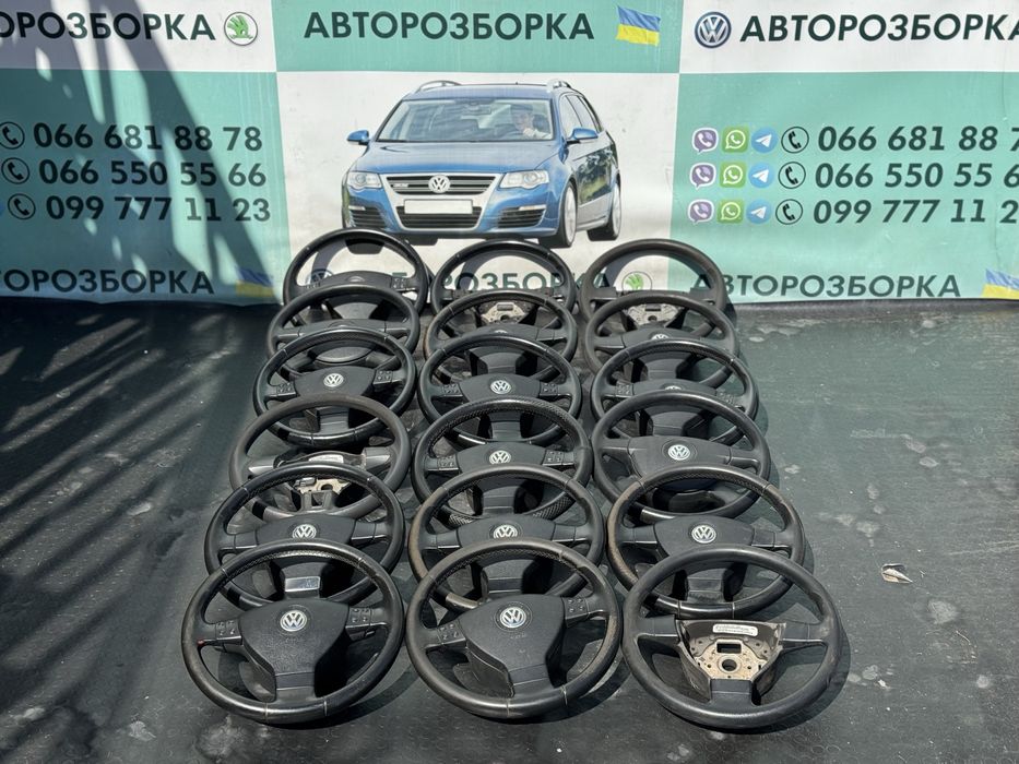 руль passat b6 golf 5 caddy touran руль кермо мультируль пассат б6