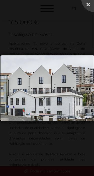 Apartamento T1 ao Cais De Gaia