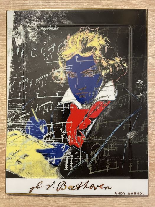 Porcelanowy obraz Andy Warhol Beethoven limitowany unikat
