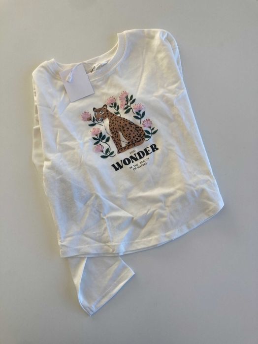 Camisola Branca de Menina, Mango, Tam.5/6