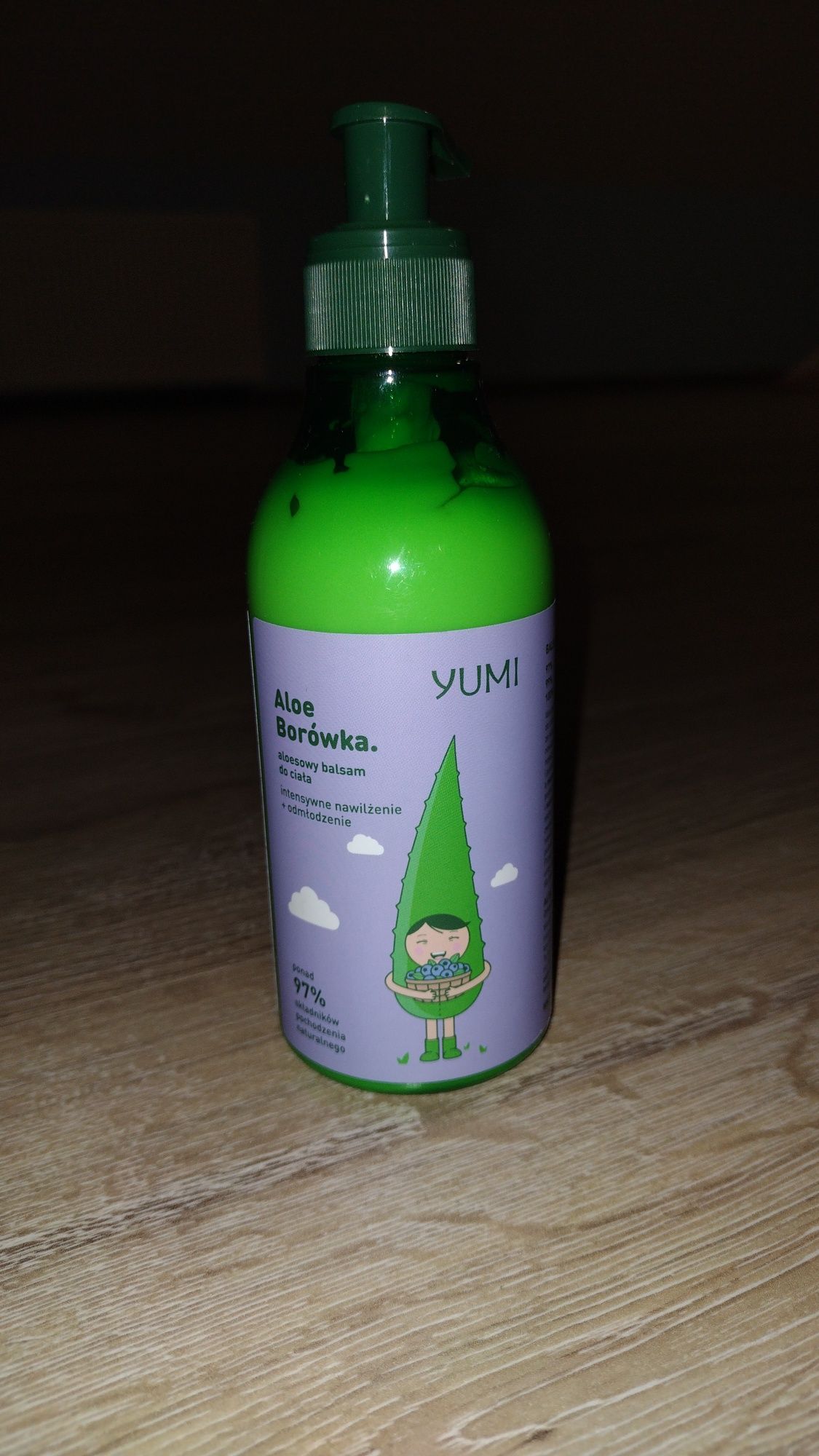 YUMI Aloesowy balsam do ciała 300 ml aloes borówka