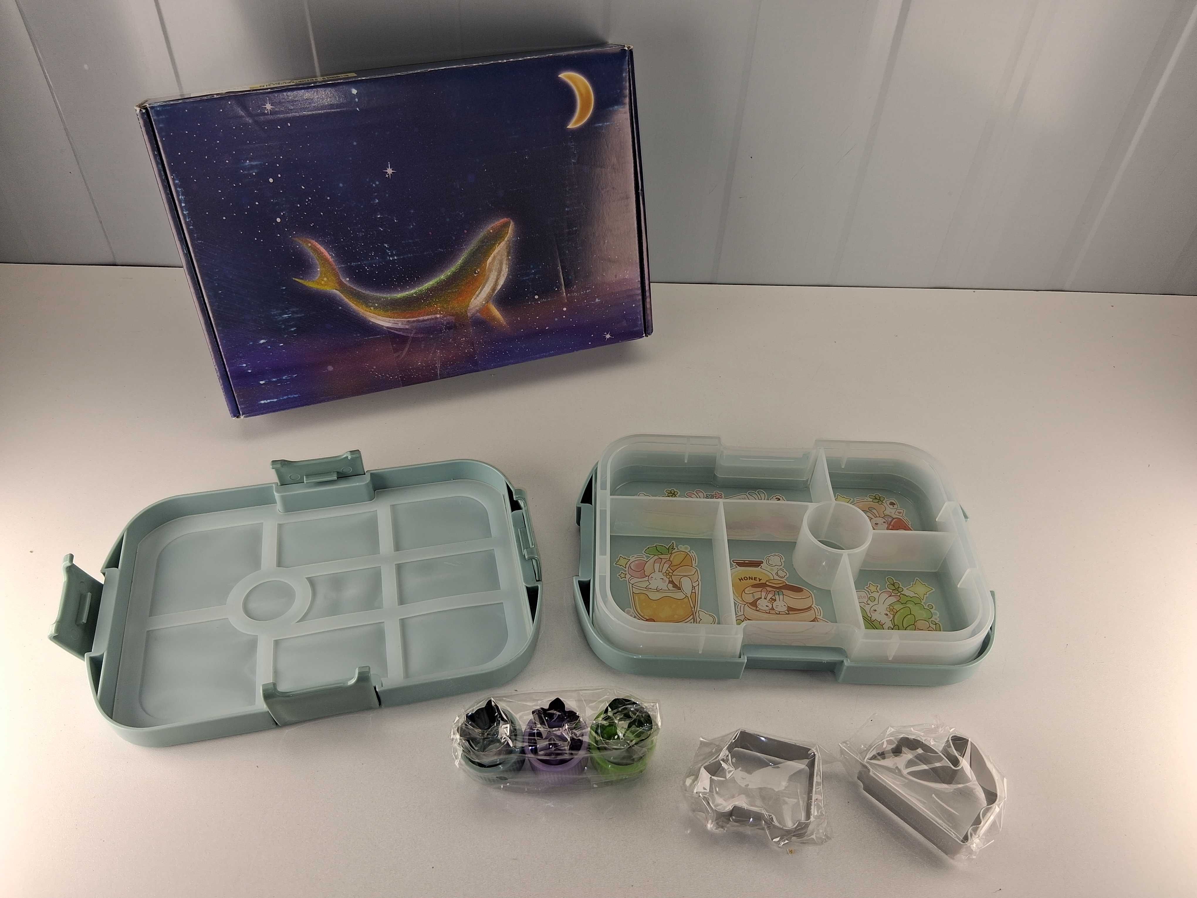 H129 Lunchbox Gufo Rabbit Pojemnik Śniadaniowy Akcesoria Foremki