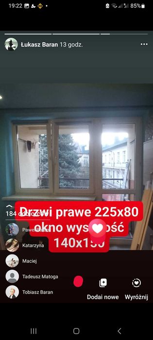 Okna bardzo dobry stan