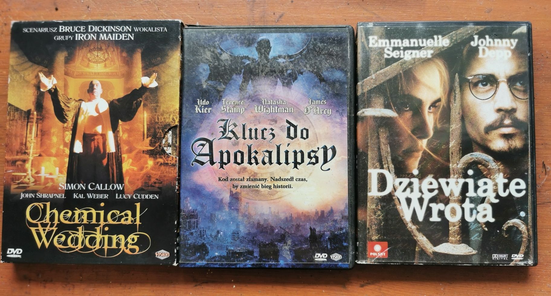 3DVD okultystyczne: "Chemical Wedding", "Klucz do..." i "Dziewiąte..."