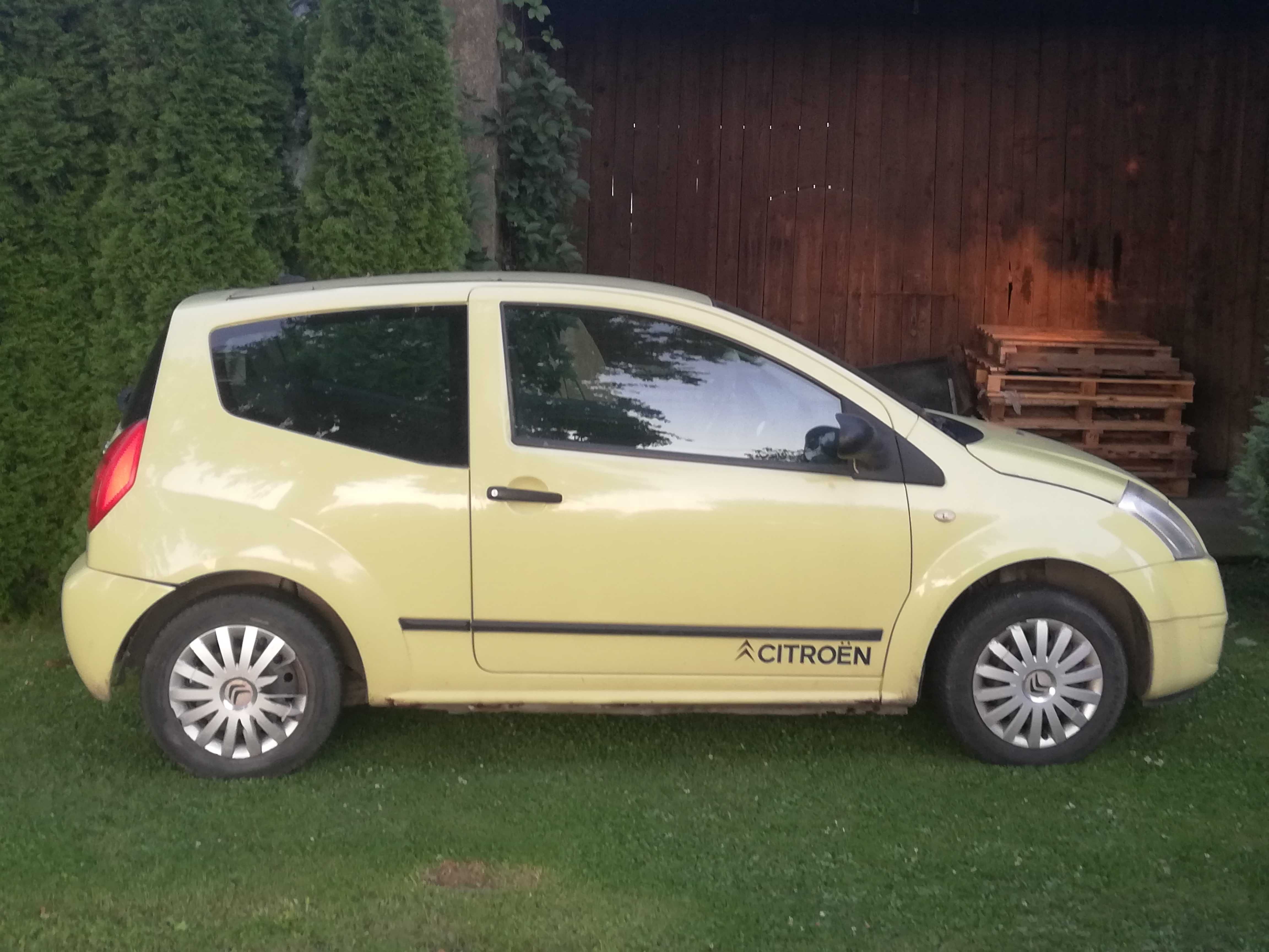 Citroen c2-uszkodzony
