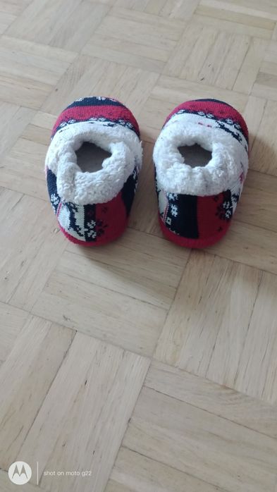 Kapcie świąteczne dla dzieci rozm. 25