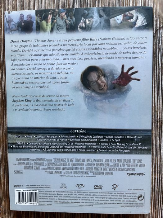 Edição Especial “The Mist” [2DVDs] **RARO**