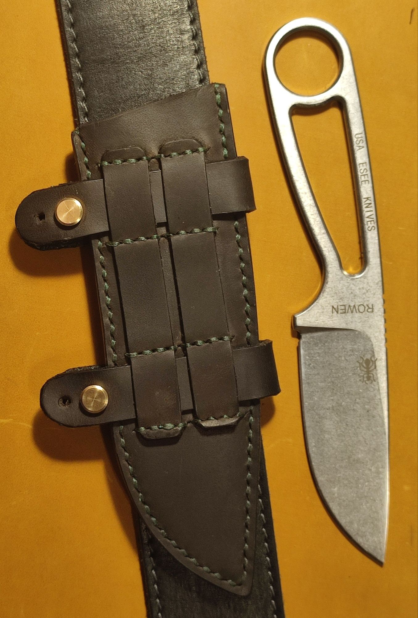 Ножны из кожи для esee izula