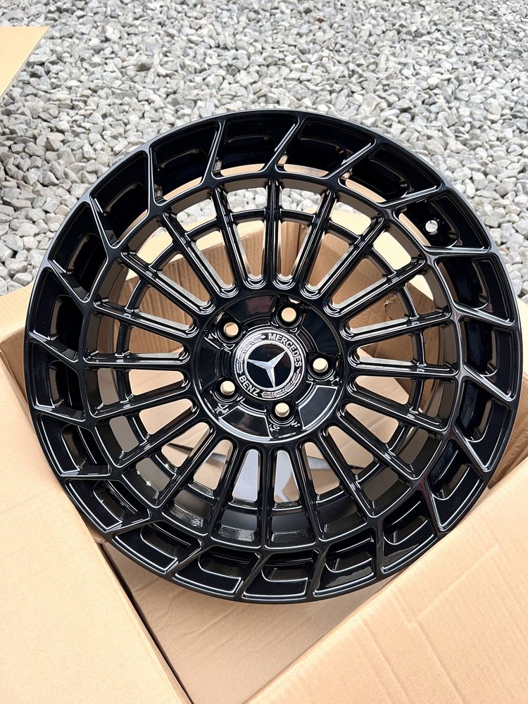 Чорні диски Mercedes R18 5x112 8j et35 W213 W213 W222 W221 W447 титани