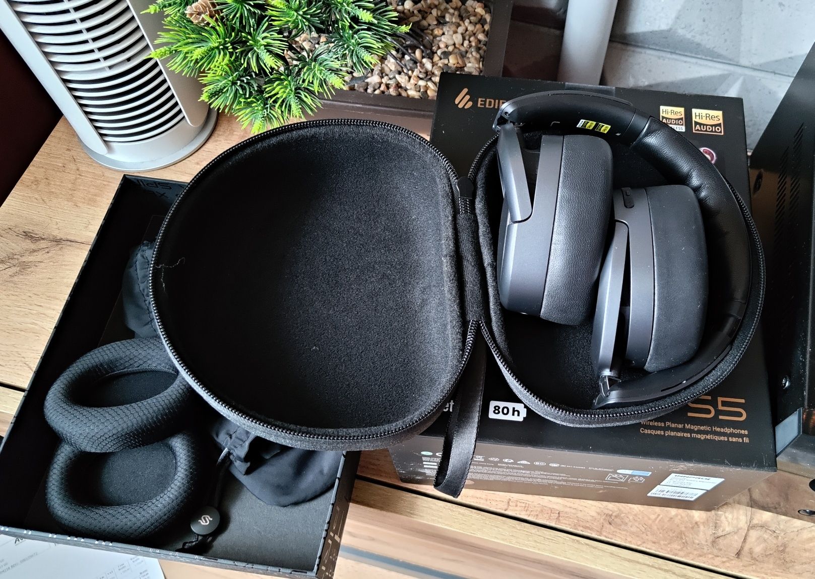 Słuchawki planarne Edifier Stax S5 bluetooth Ldac Snapdragon Sound
