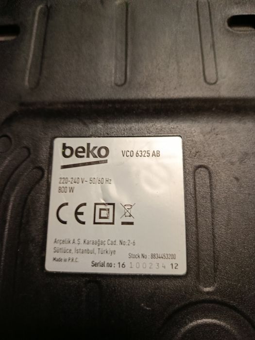 Odkurzacz Beko uszkodzony silnik