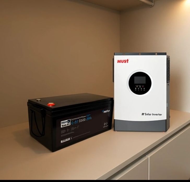 Комплект для квартири від вимкнень світла | MUST PV18 + LiFePO4 Merlio