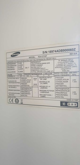 Frigorifico americano Samsung