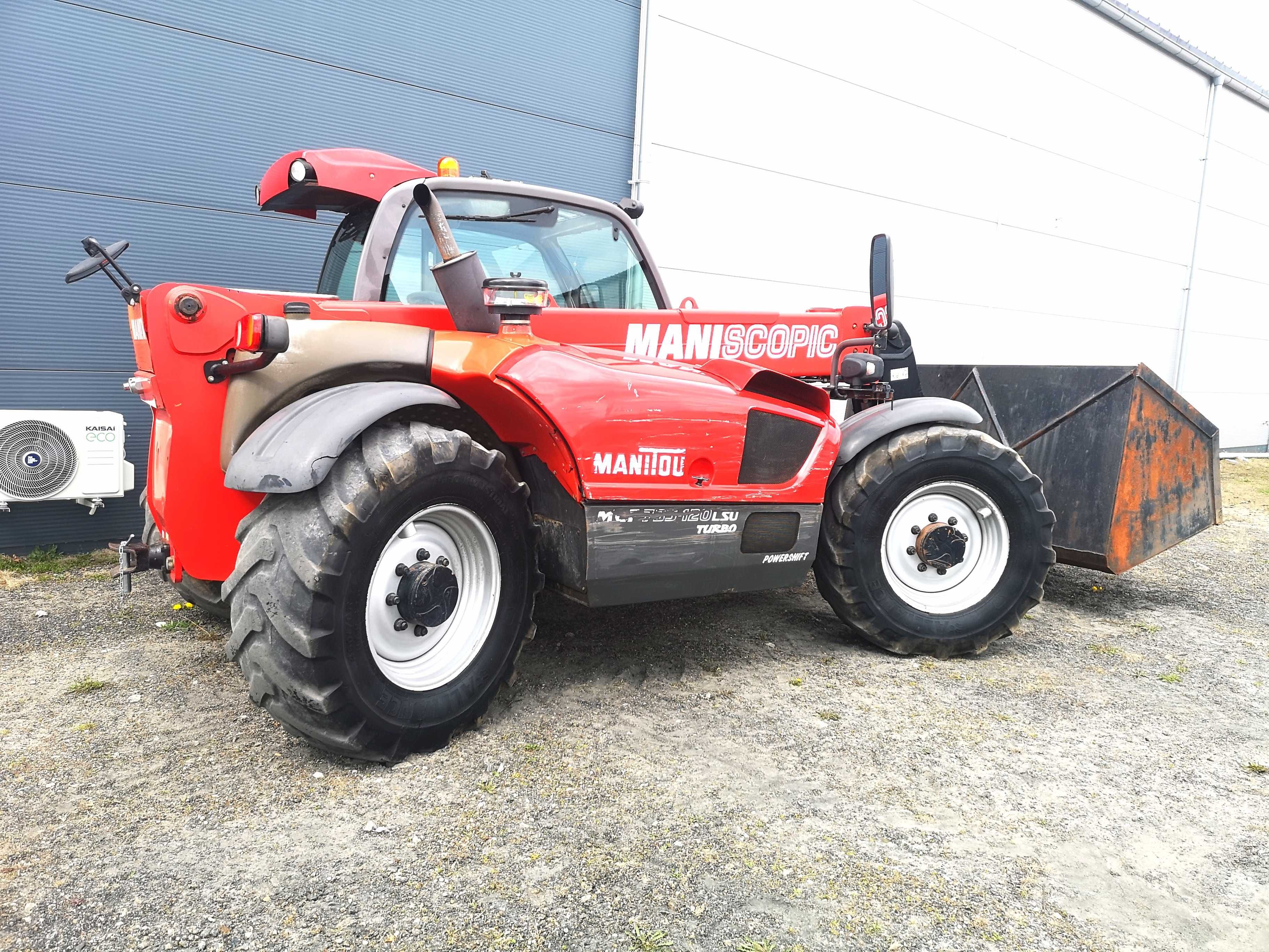 Ładowarka teleskopowa Manitou MLT 735-120 LSU 40km/h 2012r kamery